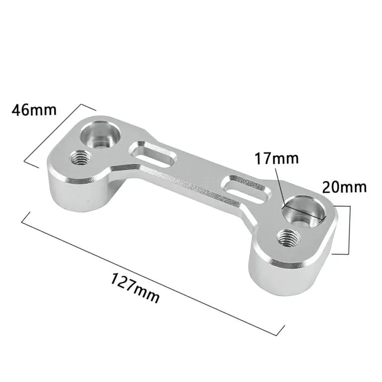 BMW ACCESSORIES INDIA G310R G310GS CNC Aluminium Handlebar Pressure Control Riser 20mm Top Cover Clamp Adapter - Image 4