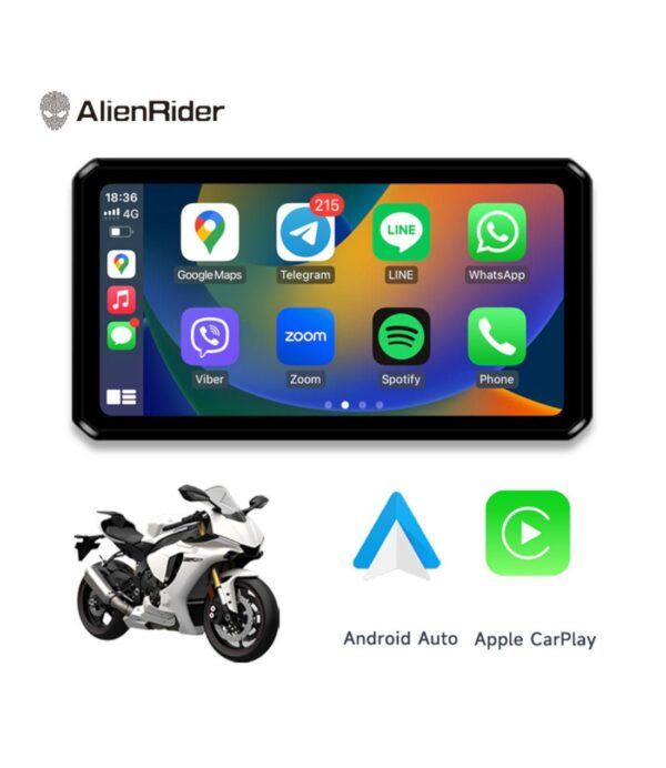 Alien Rider M2 Pro Motorcycle Dual Recording Bike Navigation System TPMS GPS With Touch Screen and Radar - Image 16