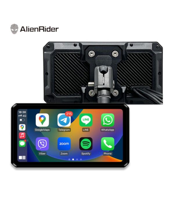 Alien Rider M2 Pro Motorcycle Dual Recording Bike Navigation System TPMS GPS With Touch Screen and Radar - Image 13