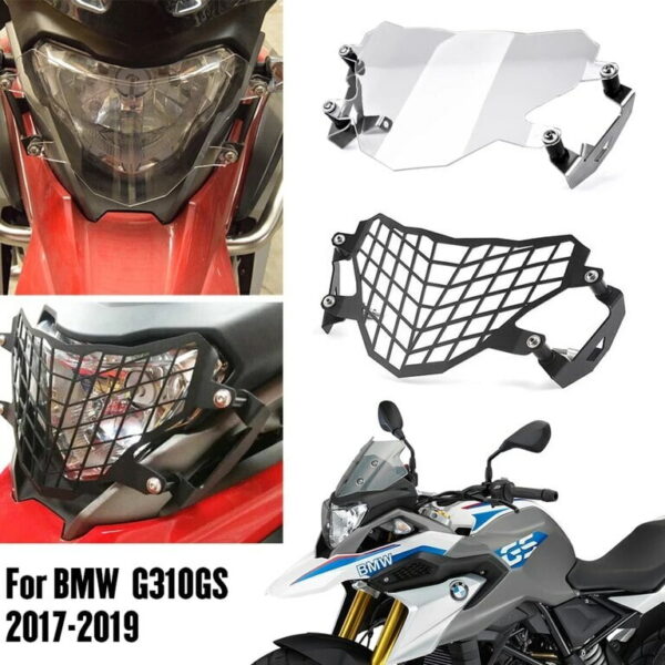 BMW ACCESSORIES INDIA 310GS HEADLIGHT PROTECTOR GRILLE GUARD OR LENS COVER 2017 To 2024