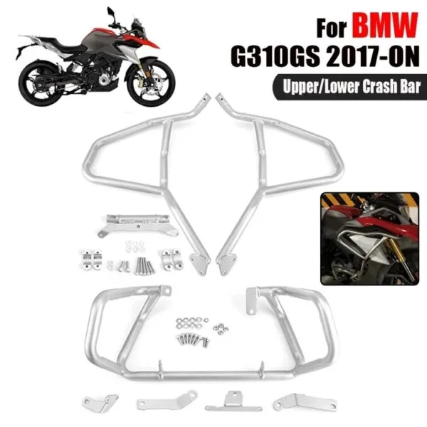 BMW ACCESSORIES INDIA G310GS CRASHGUARD FRONT FAIRING GUARD SS304 Stainless Steel - Image 4