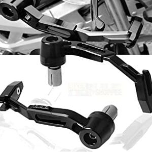 BSDDP Motorcycle Adjustable Brake Clutch CNC Lever Protector Guard Compatible for KTM Bajaj Yamaha Honda and Other Bikes (Black) |UNIVERSAL - Image 3