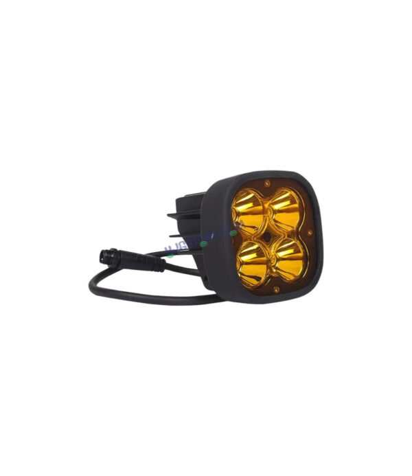 Original HJG 4x4 LED with Brightness Controller Switch Fog Light: 120W-12V White, Yellow Filter Cap - Image 2