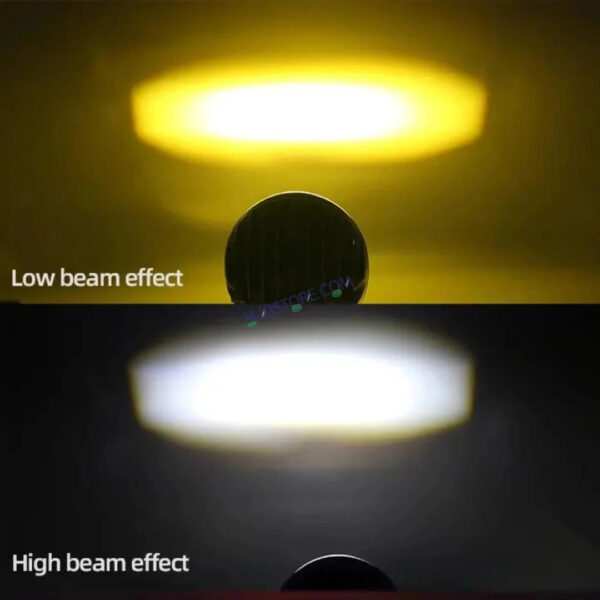 HJG Skull Red DRL Eye Foglight 120W Fog Light For Bike/Car/Thar/Jeep (Red Eye/Cool White/Yellow/Warm White, 120W) - Pack of 2 HJG New Model Skull Foglight, Pack of 2, Red DRL Skull - Image 11