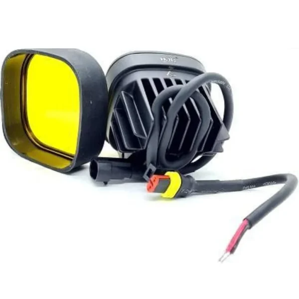 HJG 4 LED CREE Fog Light Auxiliary Light for All Motorcycles 60w each Yellow Cover Included - With Harness - Image 5