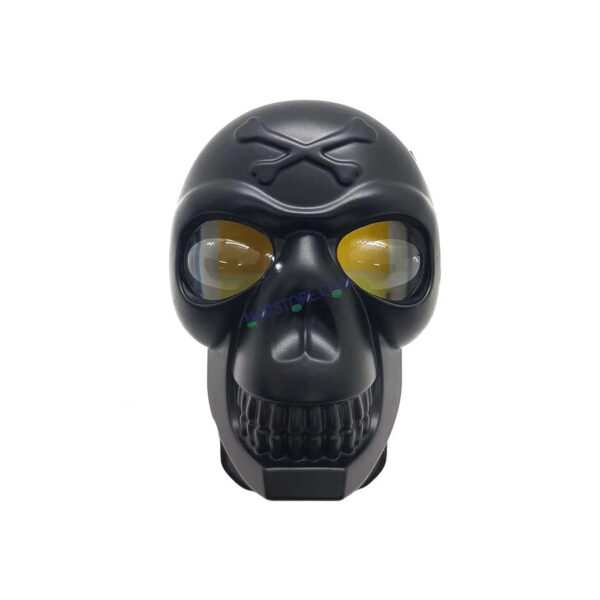 HJG Skull Red Eye Foglight 60W Fog Light For Bike/Car/Thar/Jeep (Cool White/Yellow/Warm White, 40W each) - Pack of 1 HJG New Model Skull Foglight, Pack of 1 HJG