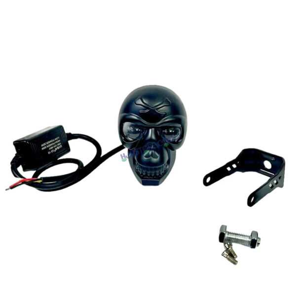 HJG Skull Red DRL Eye Foglight 120W Fog Light For Bike/Car/Thar/Jeep (Red Eye/Cool White/Yellow/Warm White, 120W) - Pack of 2 HJG New Model Skull Foglight, Pack of 2, Red DRL Skull - Image 13