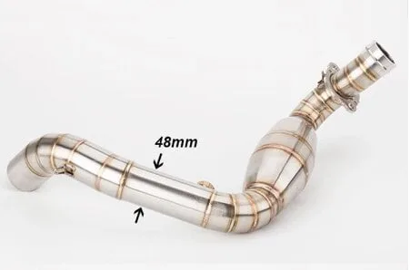 BMW BMW ACCESSORIES INDIA G310GS G310R 51mm STAINLESS STEEL SILENCER EXHAUST BEND PIPE BMW G310GS G310R - Image 2
