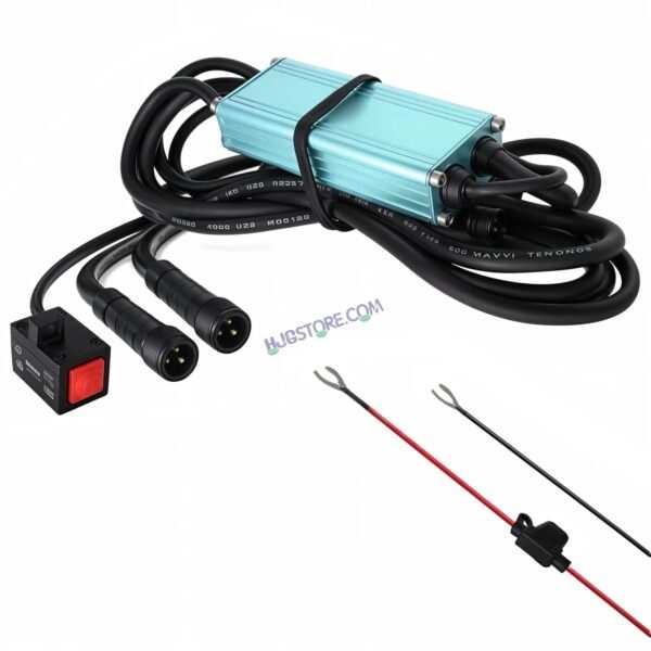 HJG Wiring Harness Kit with Flash Mode and Canbus - Foglight Wiring Harness Kit (2 Colour, 3 Wire with Flashing Mode, Original HJG) - Image 2