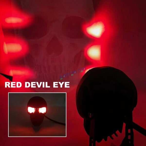 HJG Skull Red Eye Foglight 60W Fog Light For Bike/Car/Thar/Jeep (Cool White/Yellow/Warm White, 40W each) - Pack of 1 HJG New Model Skull Foglight, Pack of 1 HJG - Image 3