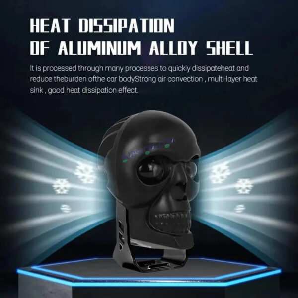 HJG Skull Red DRL Eye Foglight 120W Fog Light For Bike/Car/Thar/Jeep (Red Eye/Cool White/Yellow/Warm White, 120W) - Pack of 2 HJG New Model Skull Foglight, Pack of 2, Red DRL Skull - Image 15