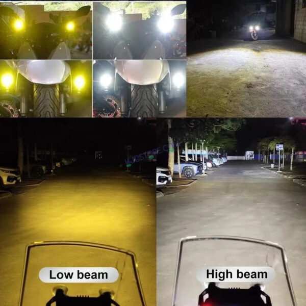 HJG Mini Spot Light Devil with Red DRL, White, Yellow Light Car Motorcycle Truck Off Road 20w Spot Fog Lights Driving Spotlight HJG Original Spot Light Fog light Devil Mini Drive, Pack of 2 - Image 2