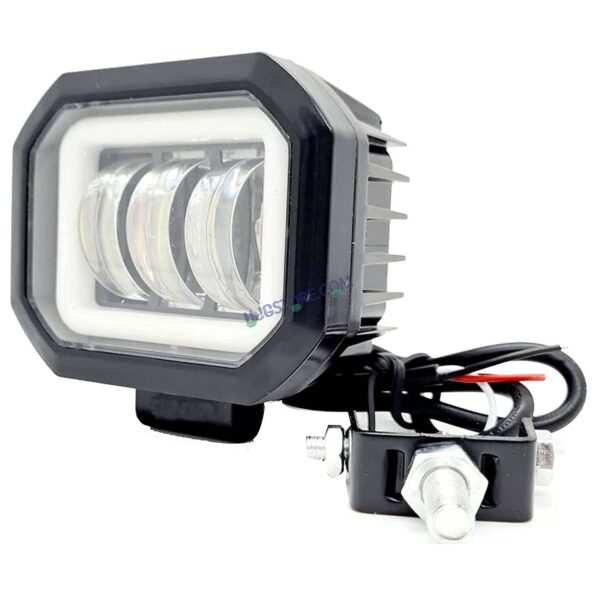 HJG Harley Square Shape fog light 3 Led Blue DRL For Bikes & Cars.(Light Power: 60W Voltage: DC9-80V) - Image 5