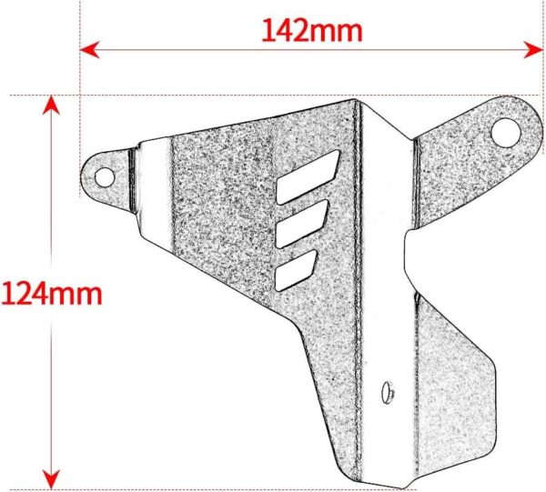 CNC Aluminium Gear Shift Lever Protective Cover F750GS F850GS 2018-2022 F850GS Bmw 850 Adv 850 gs 2019-2022 Motocycle - Image 3