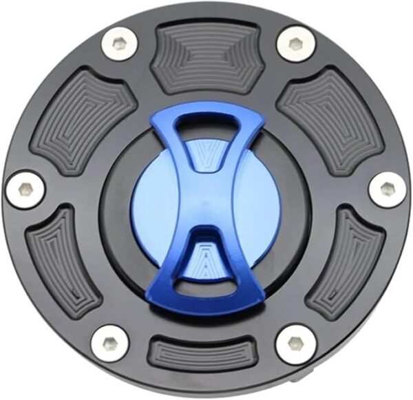 Motorcycle fuel cap For BMW G310GS G310R G310 GS R 310GS 310R  Motorcycle CNC Fuel Tank Cap Gas Oil Tank Cover Petrol Cover (Color blue)