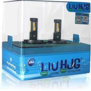 HJG 240W H7 LED Vehicle Headlight Bulb (2 * 120 WATTS) 2 Pc LED Headlight Bulb H7 240W For All Cars  (Low and High Beam Bulbs (White) AC/DC 240Watt) - Type H7 Two Pin