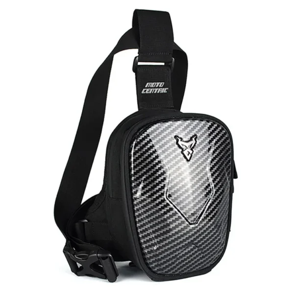 MOTO CENTRIC  Thigh Bag Waist Drop Leg Bag Expandable Fanny Pack  Carbon Fiber