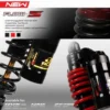 RCB REAR SHOCK ABSORBER AEROX 305MM FLOW-S RED 01A0260R