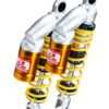 RCB VE SERIES SUSPENSION REAR SHOCK ABSORBER FOR AEROX YELLOW GOLD 01A0171Y
