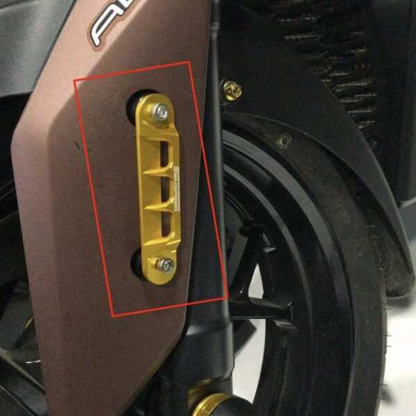 Front Fender Frame Fork Axle Slider Plate Aerox 155 - Image 6