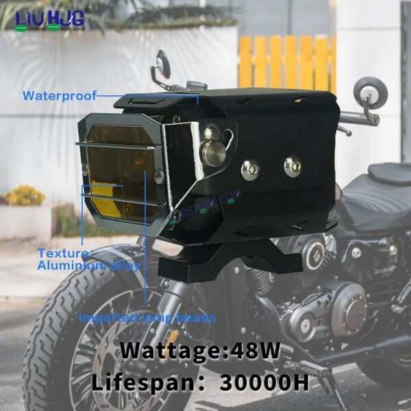 HJG Transformer Foglight 120W Foglight Foglamp White Yellow with Yellow Glass HJG Transformer Foglight HJG Car Accessories Led Headlights Mini Driving Lights Led Fog Lights For Motorcycle Lights, Set of 2 - Image 5