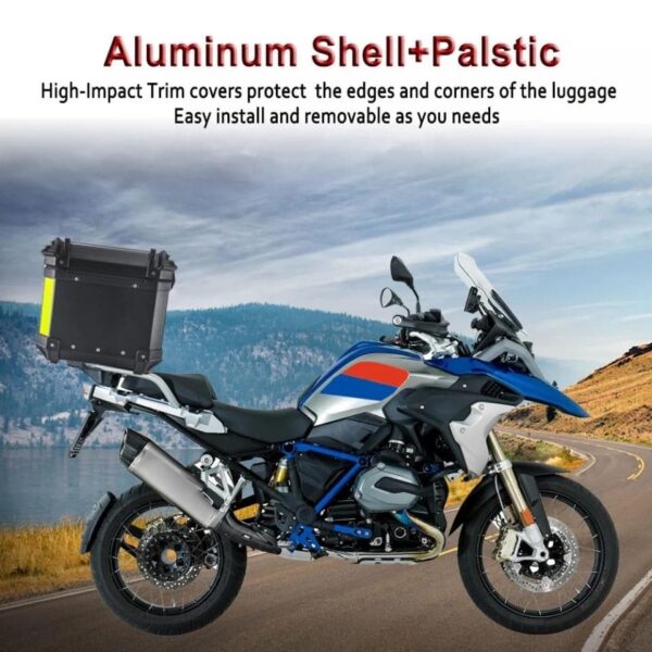 MOTORCYCLE ACCESSORIES TOP BOX FOR LUGGAGE 45L IMPORTED QUALITY - Image 4