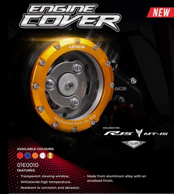 RCB ENGINE COVER R15V3 MT15 01E0010