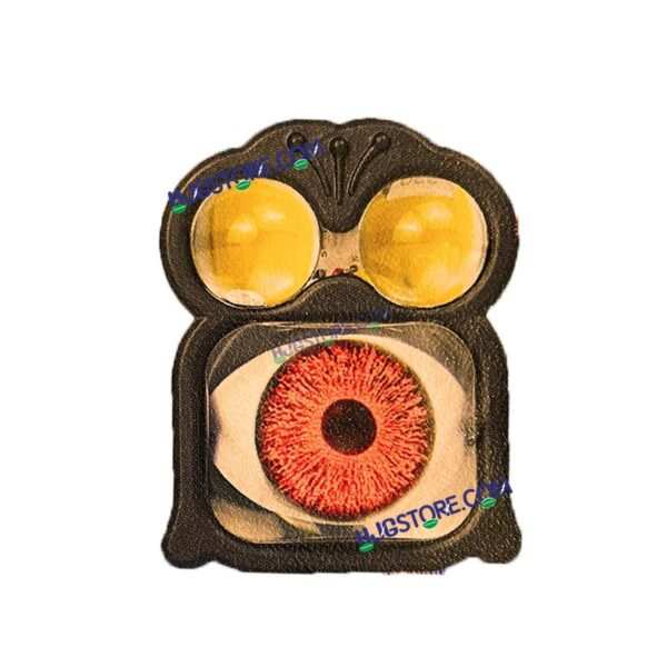 HJG New Fog Light with Animated Eye Light White/Yellow Foglight with Animated Eye For Decor Universal for Car and Bike Fog Eye Combo with Flashing Universal for Motorcycle, Car, SUV Pack of 1 Eye Light HJG Eye Light Type 1, Animated Eye Light, Pack of 1