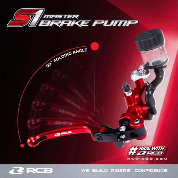 RCB S1 MASTER BRAKE PUMP RH 14MM 01BP013 - Image 3