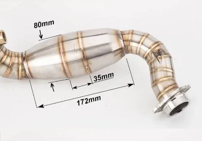 BMW BMW ACCESSORIES INDIA G310GS G310R 51mm STAINLESS STEEL SILENCER EXHAUST BEND PIPE BMW G310GS G310R - Image 4