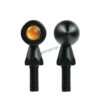 HJG Bullet Shape Turn Signal Lights Indicator Universal for All Bikes Models Turn Signal Lights Motorcycle, Pack of 2pc