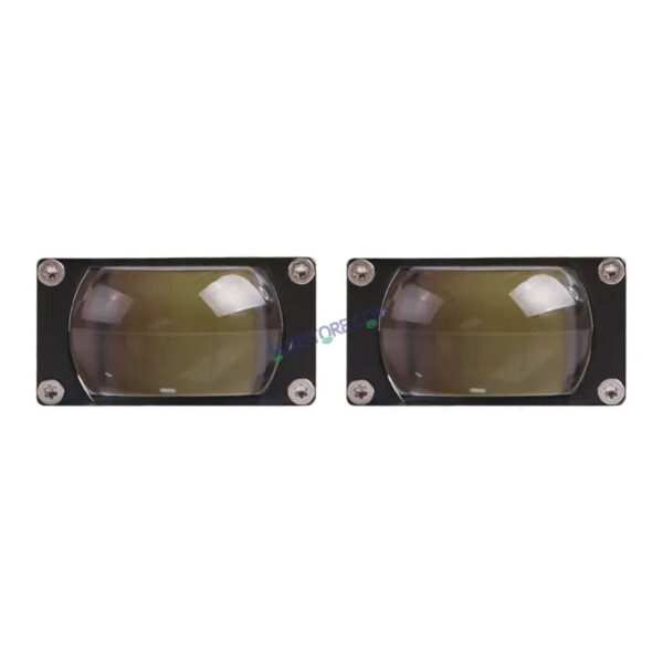 LIUHJG LIU HJG Waymaker Fog Light Dual Colour Fog Light Mini Drive Yellow White & Red Devil Eye Slim Drive Light Version 4 With Red Devil Eye And Wiring With Canbus Universal For All Cars and Motorcycles (2Pcs) LIUHJG - Image 5