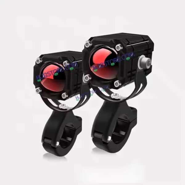 HJG CO-2 30W plus 30W Mini Drive V4 Version 4 60W (30 * 2) Future 1 LED Mini Drive Light Red Devil Eye Light Co2 Multiple Connecting Red Yellow White Color With Wiring Harness Kit