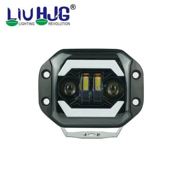 HJG New Model Lens 120W Foglight Foglamp HJG Car Accessories Led Headlights Mini Driving Lights Led Fog Lights For Motorcycle Lights, Set of 2 - Image 5