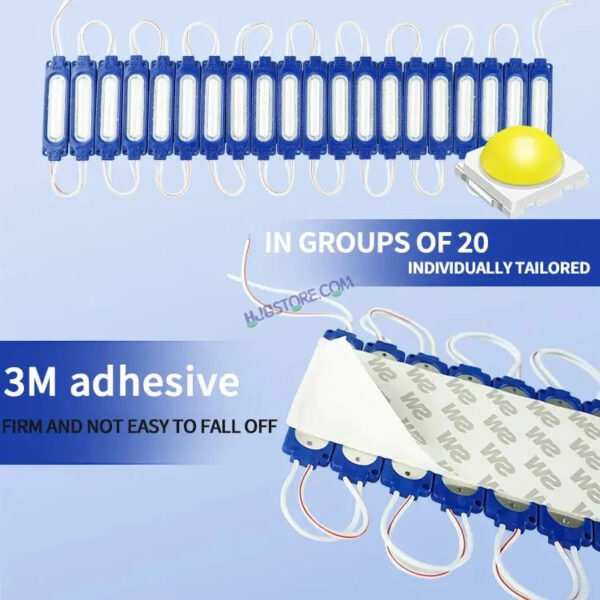 HJG White Underglow PATCH LIGHTS (Front/Rear , Bike Body Lights) - PACK OF 4 - IP65 WATERPROOF DUSTPROOF SHOCKPROOF - Universal Decorative Light for all Motorbike, Car, Trucks LED (12V, 1.5 W)  (Universal, Pack of 4, White) - Image 4