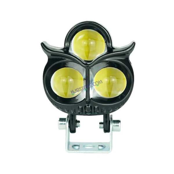 HJG 3 LED Owl Foglight Foglamp HJG Car Accessories Led Headlights Mini Driving Lights Led Fog Lights For Motorcycle Lights, Set of 2 HJG Owl Foglight - Image 3