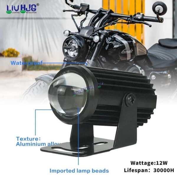 HJG Mini Drive Devil Metal Spot Light with Red DRL, White, Yellow Light Car Motorcycle Truck Off Road 20w Spot Fog Lights Driving Spotlight HJG Original Spot Light Fog light Devil Mini Drive, Pack of 1 - Image 7