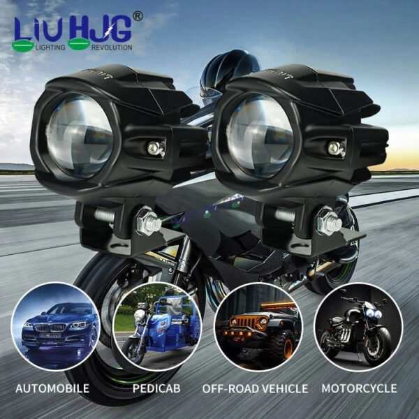 HJG New Model Alien Projector LED Fog Light Single Projector Shot 40W Fog Light For Bike/Car/Thar/Jeep ( Cool White/Yellow with Red DRL, 40W each - Pack of 1 HJG Alien Projector Fog Light for Bikes and Cars High Power - Image 6
