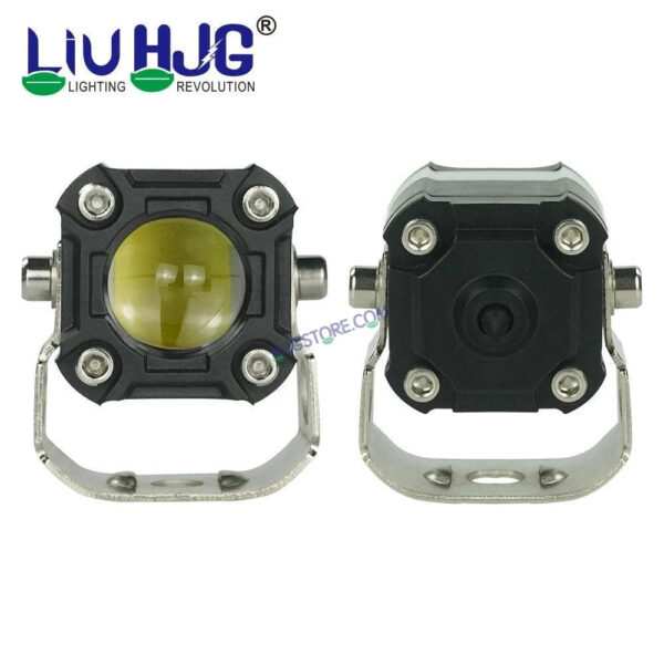 HJG Mini Drive 80W with Red DRL Mini Drive Light Red Devil Eye Light Multiple Connecting Red Yellow White Color - Image 5