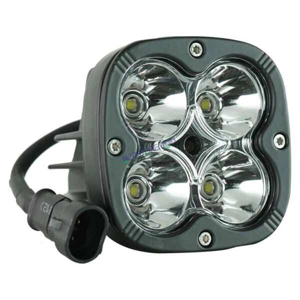 HJG Original 4 LED CREE 60W Fog Light Auxiliary Light For All Motorcycles With Yellow Filter Cap (2 Pcs) - Image 9