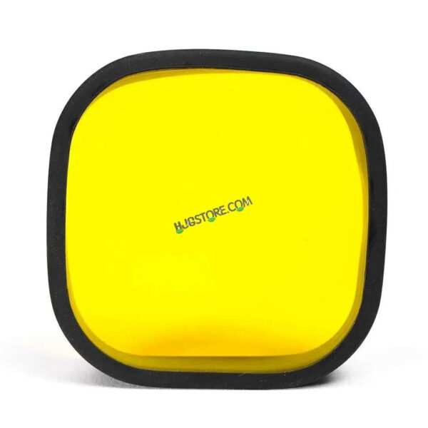 HJG Spare Yellow Filter Cap for 60W 4 LED CREE 60W Fog Light Yellow Filter Cover Auxiliary Light For All Motorcycles Yellow Filter Cap (Pack of 1) HJG Yellow Filter Cover - Image 3
