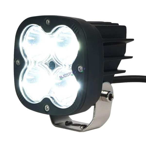 HJG Original 4 LED CREE 60W Fog Light Auxiliary Light For All Motorcycles With Yellow Filter Cap (2 Pcs) - Image 6