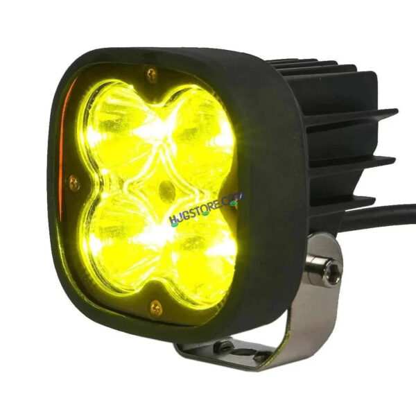 HJG Spare Yellow Filter Cap for 60W 4 LED CREE 60W Fog Light Yellow Filter Cover Auxiliary Light For All Motorcycles Yellow Filter Cap (Pack of 1) HJG Yellow Filter Cover - Image 6