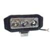 HJG 3 LED Heavy New Model 40W Fog Light Waterproof CREE LED Fog Light with 3 Mode Function High Beam/Low Beam & Flashing for Bike/Motorcycle and Cars (40W, Black, 1 PC)