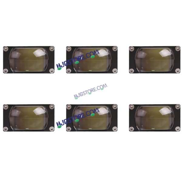 HJG LIU HJG Original Waymaker 6 LED New Model Slim Drive Grille Fitting Dual Colour Fog Light Mini Drive Light Version 4 And Wiring With Canbus For All Cars and Motorcycles (6Pcs) HJG Waymaker Foglight HJG New Model 6 LED with Canbus Wiring Harness Kit - Image 3