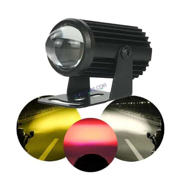 HJG Mini Drive Devil Metal Spot Light with Red DRL, White, Yellow Light Car Motorcycle Truck Off Road 20w Spot Fog Lights Driving Spotlight HJG Original Spot Light Fog light Devil Mini Drive, Pack of 1