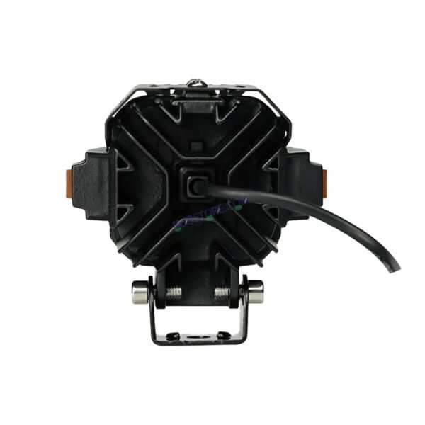 HJG Hazard 4x4 Lens Foglight with Wiring Kit Combo Quad 4x4 Lens 120W with Hazard DRL Foglight Ultra Wide Dual Intensity LED Fog Lights White/Yellow (2*60W = 120W Total) Universal For All Cars & Bikes LIU HJG Hazard S65 4x4 Lens Projector Fog with Wiring - Image 6