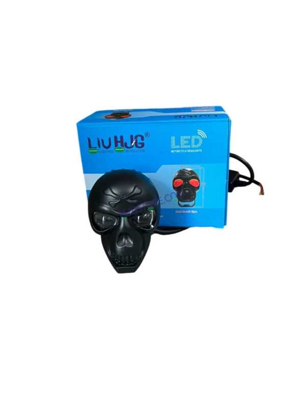 HJG Skull Red Eye Foglight 60W Fog Light For Bike/Car/Thar/Jeep (Red Eye/Cool White/Yellow/Warm White, 60W each) - Pack of 1 HJG New Model Skull Foglight, Pack of 1 - Image 7