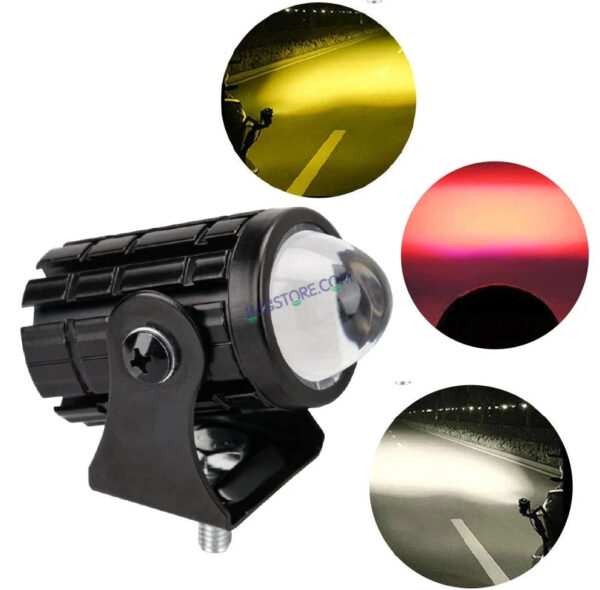 HJG Mini Spot Light Devil with Red DRL, White, Yellow Light Car Motorcycle Truck Off Road 20w Spot Fog Lights Driving Spotlight HJG Original Spot Light Fog light Devil Mini Drive, Pack of 2 - Image 3