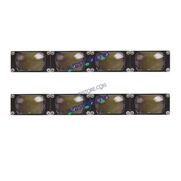 HJG Original Waymaker 4 LED New Model Slim Drive Dual Colour Fog Light Mini Drive Light Version 4 With Red Devil Eye And Wiring With Canbus For All Cars and Motorcycles (2Pcs) HJG Waymaker Foglight HJG New Model 4 LED with Canbus Wiring - Image 4